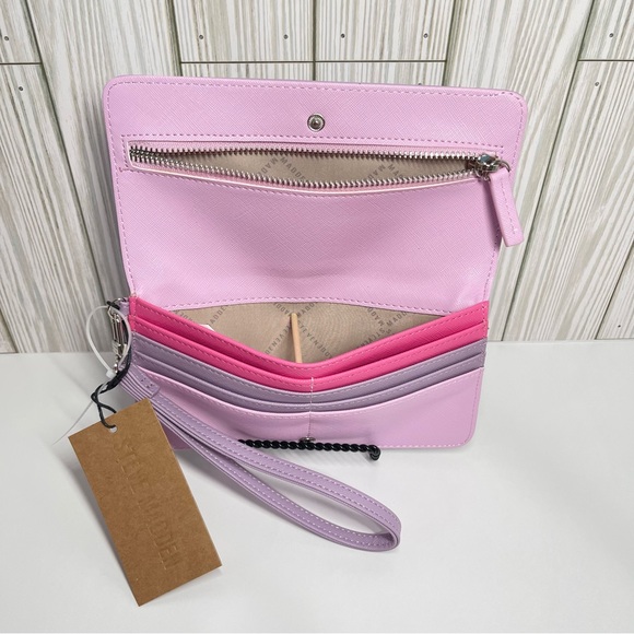 Steve Madden BDaisy Multi Flap Wallet-Slim Profile-Mauve-NWT - Picture 6 of 7